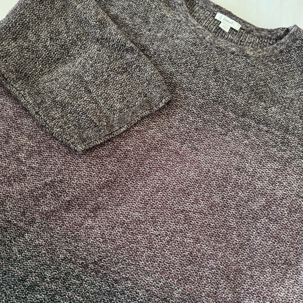 J.‎ Jill Pure Jill Women's Ombré Knit Sweater Size Petite Small 3/4" Sleeve